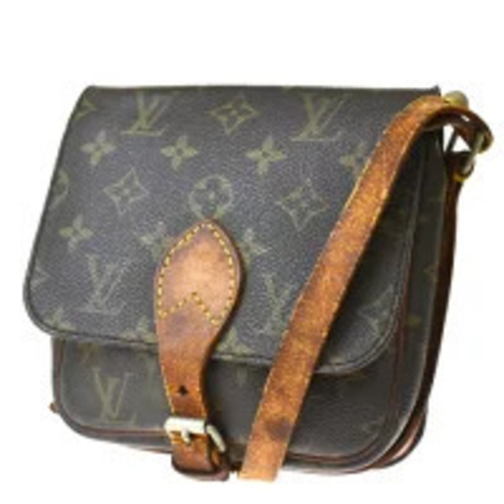 Louis Vuitton Cartouchiere Shoulder Bag Monogram Leather